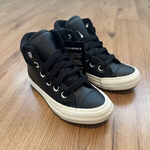 Converse Leather High Tops Toddler Size 11 NIB